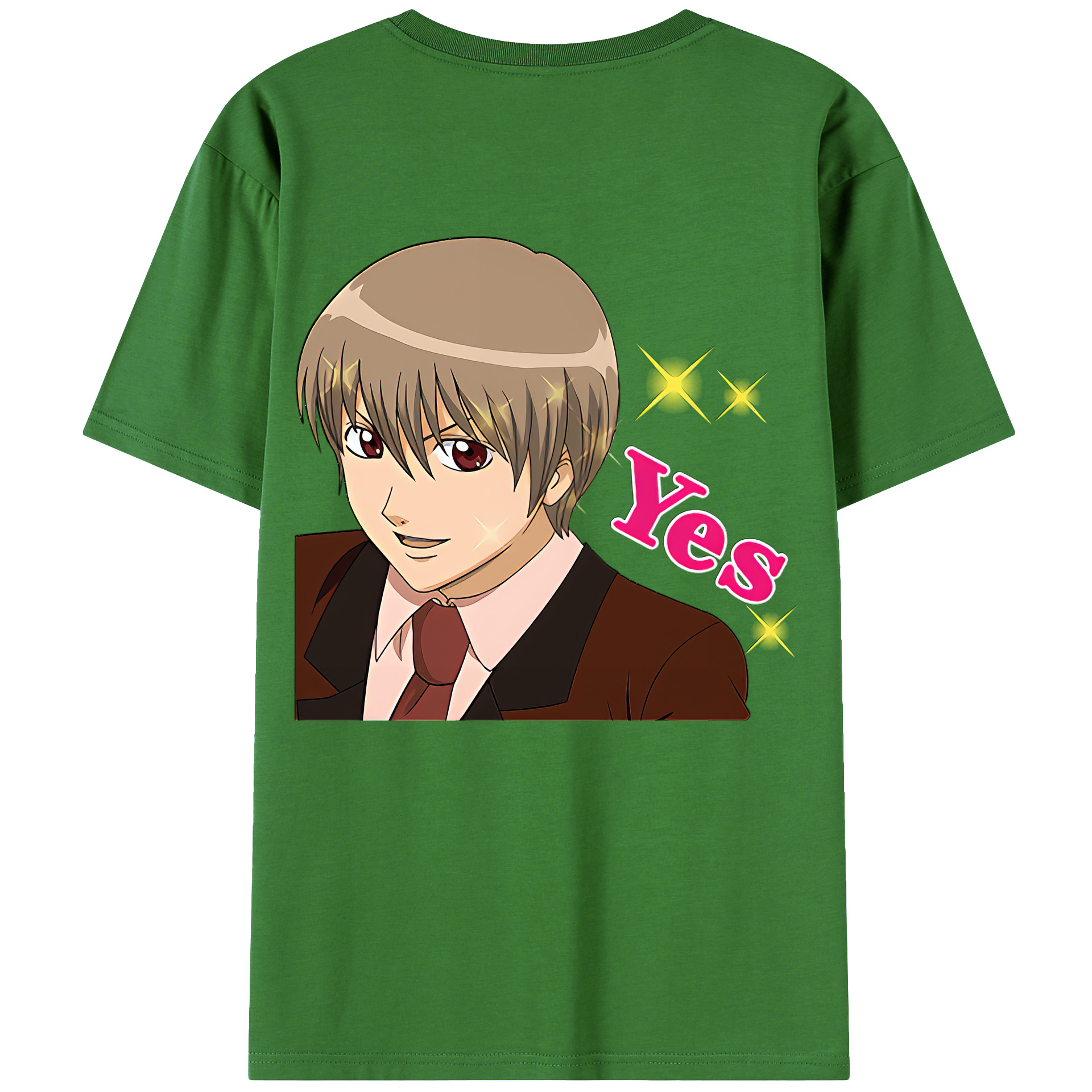 （画像用） ぎんたま 坂田銀時（さかたぎんとき） 神楽 志村新八（しむら しんぱち） GINTAMA Sakata Gintoki Kagura Shimura Shinpachi レディース半袖Tシャツ(バックプリント)